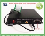 Motion sensor media player