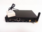 Network advertising media player with PIR motion sensor